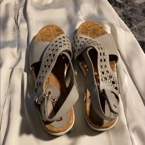 PIKOLINOS Gray and White Sandals